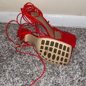 Bottega red heels